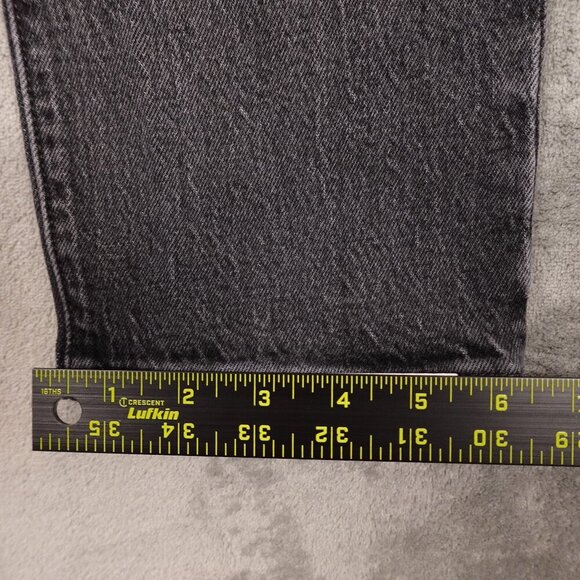 Levi's jeans 501 Original Fit women's 26 vintage black button fly red tab - Picture 9 of 16